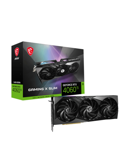 MSI GeForce RTX 4060 Ti Gaming X 16GB GDDR6X SLIM Graphics Card